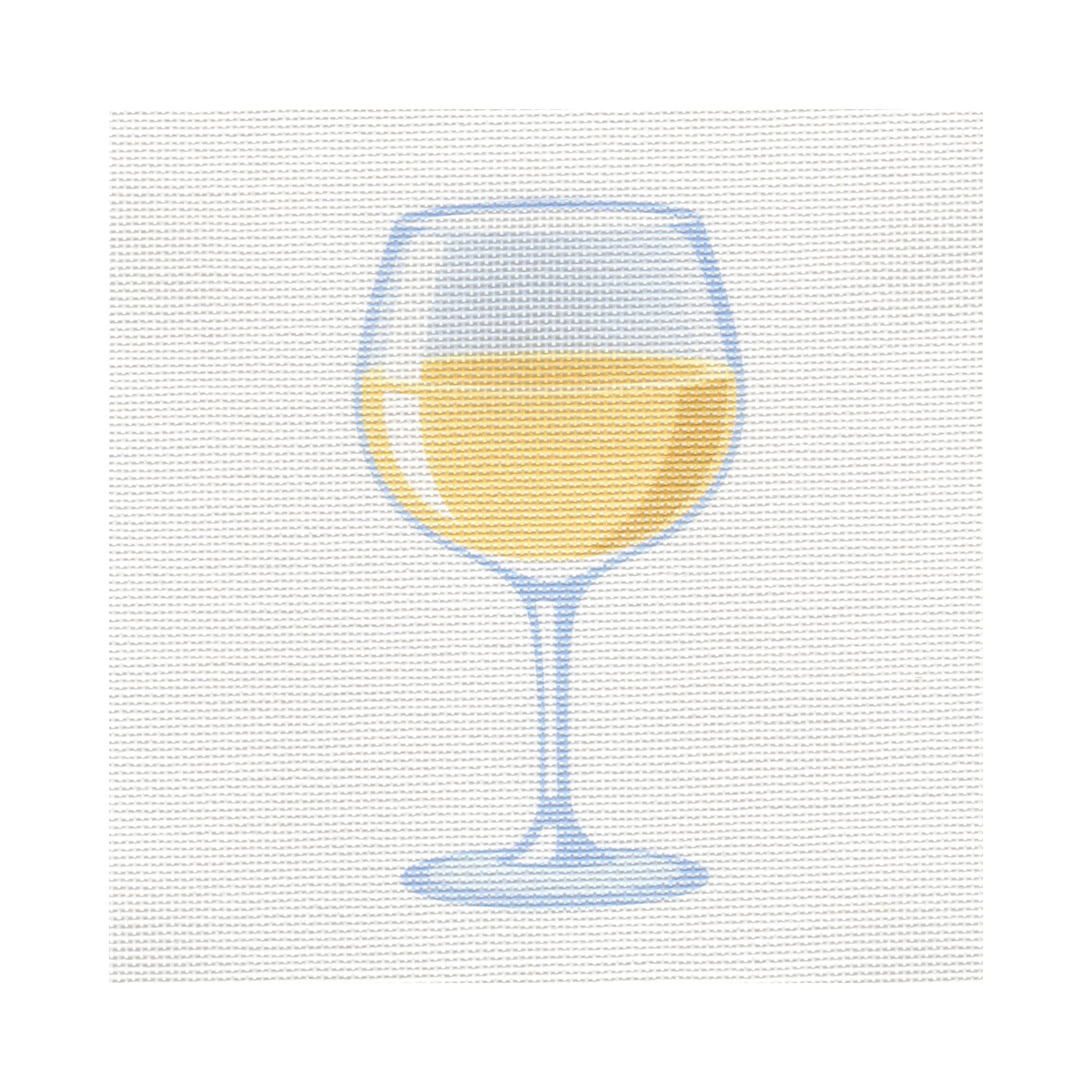White Wine — 8" x 8" Canvas