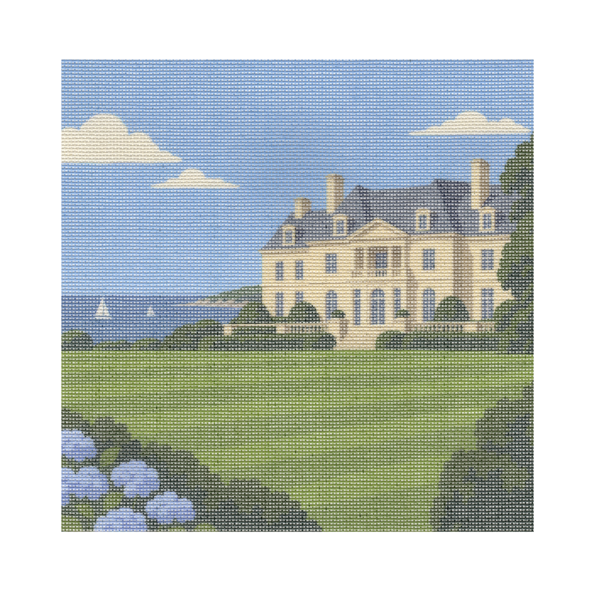 Newport Mansion — 12" x 12" Canvas
