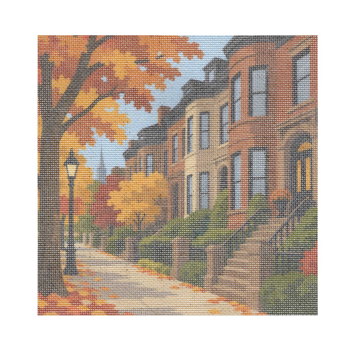 Back Bay in Fall — 12" x 12" Canvas