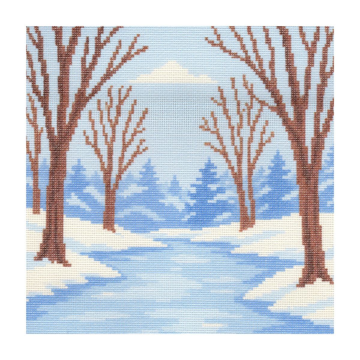 Frozen Forest — 12" x 12"