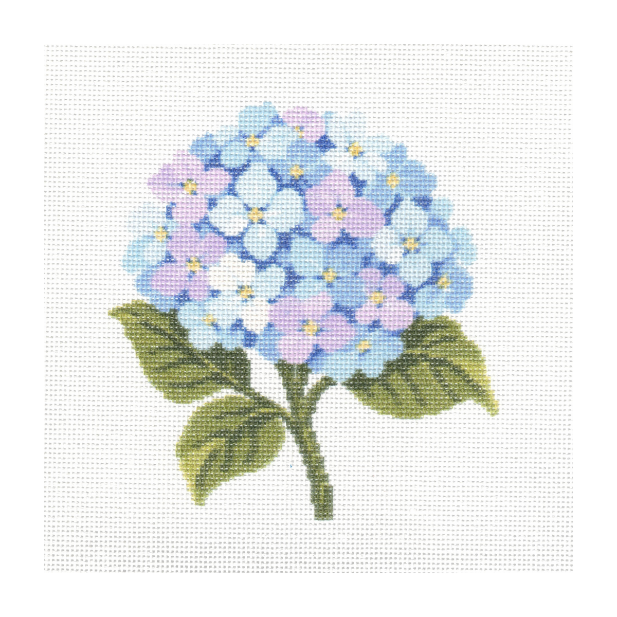 Blue Hydrangea  — 8" x 8"