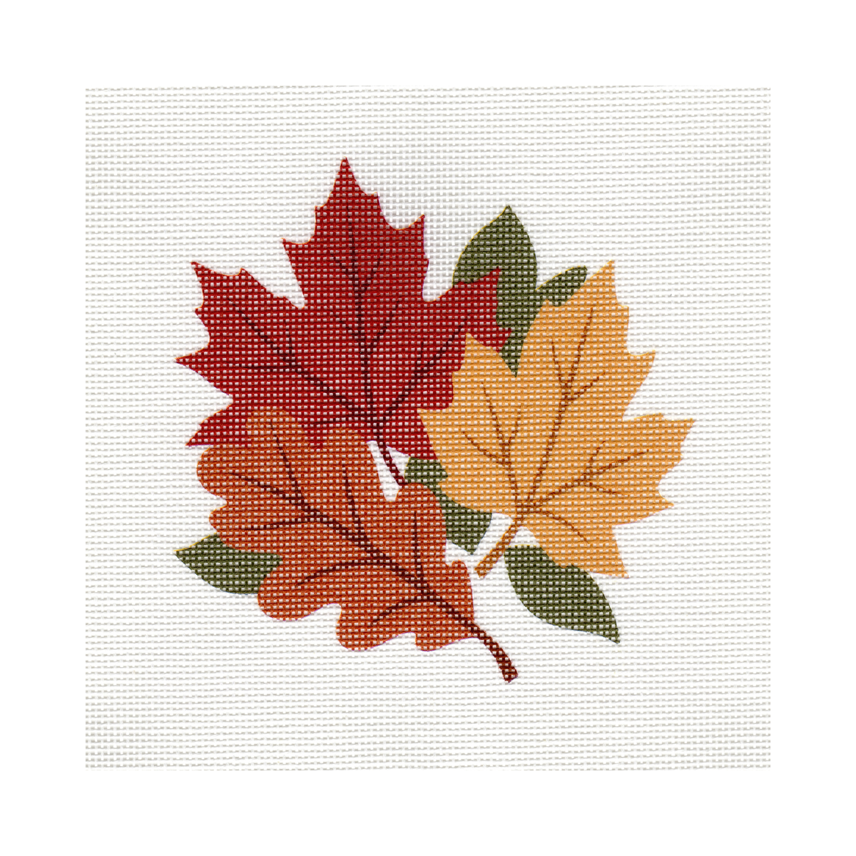 Fall Leaves — 8" x 8" Canvas