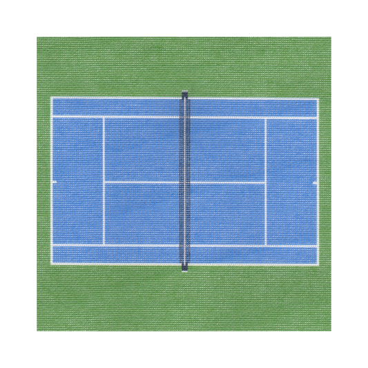 Tennis Court — 12" x 12" Canvas
