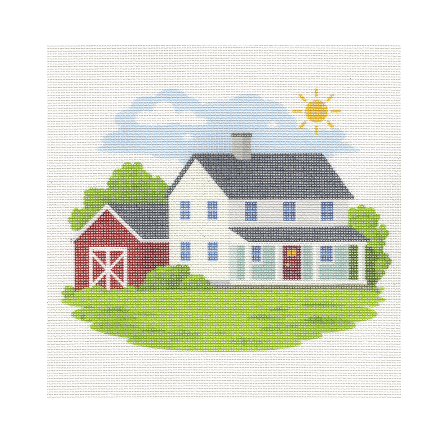 Farm House — 12" x 12" Canvas