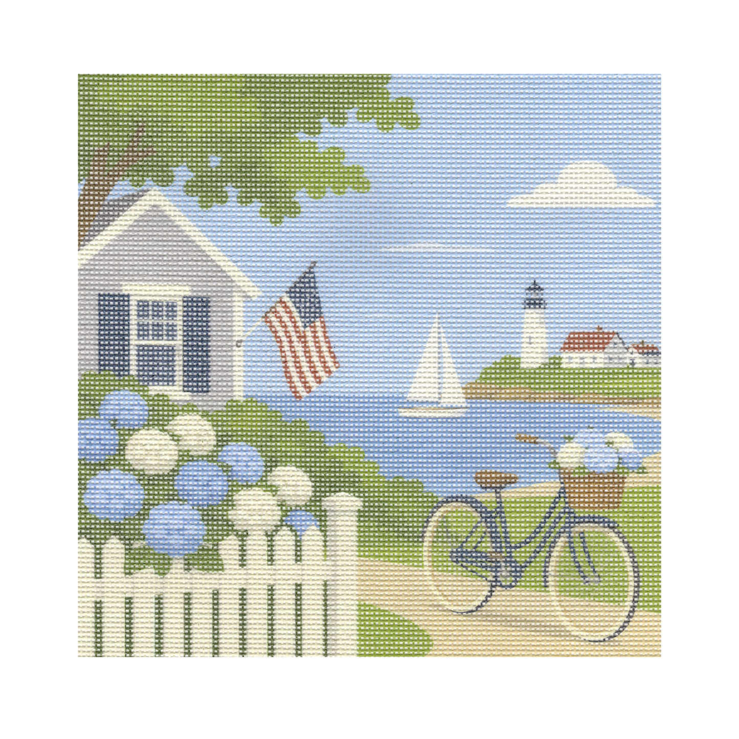 Nantucket Summer — 12" x 12" Canvas