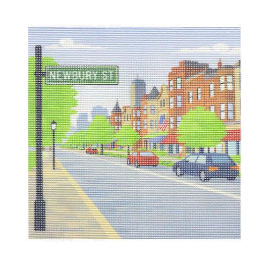Newbury Street — 12" x 12" Canvas