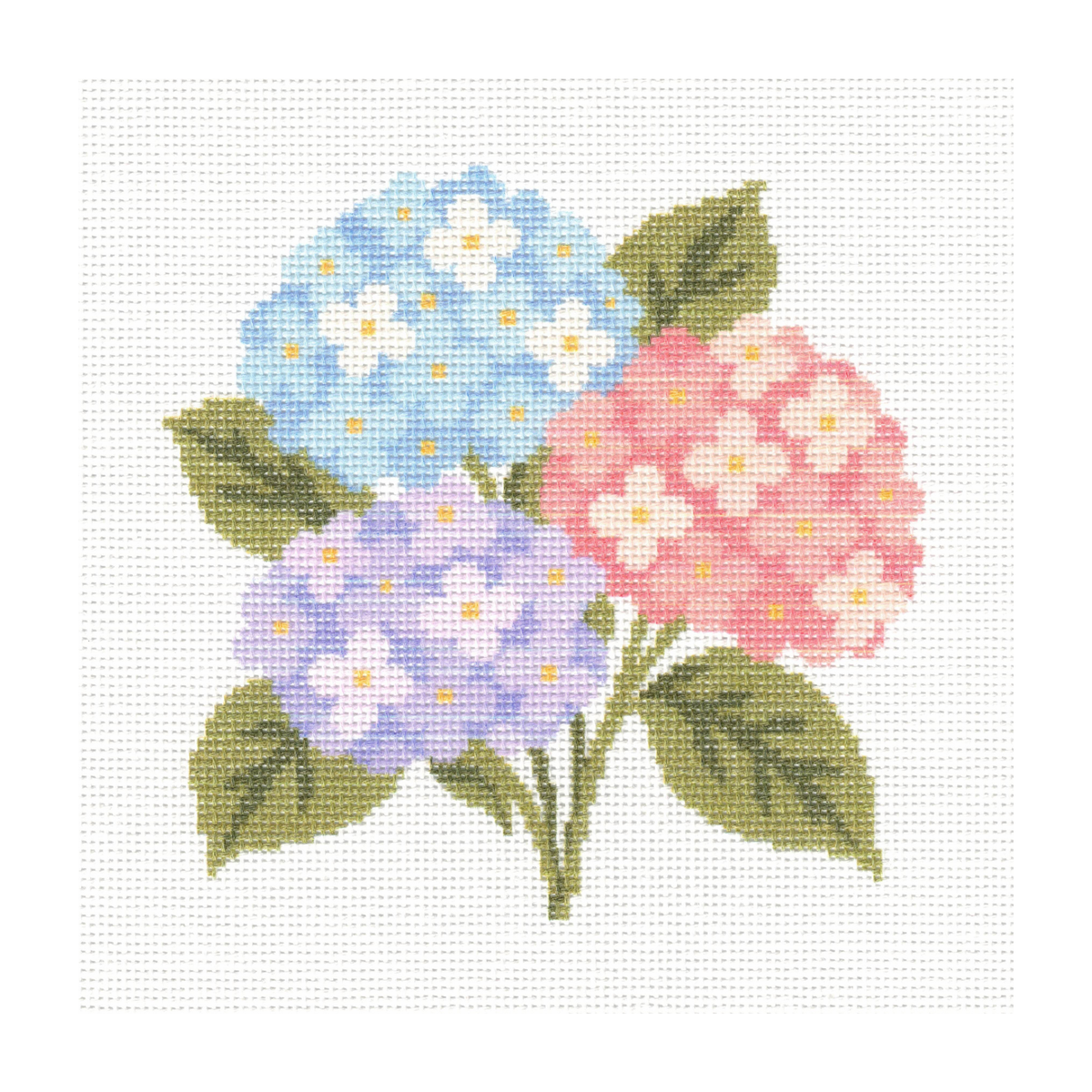 Fall Hydrangeas — 8" x 8"