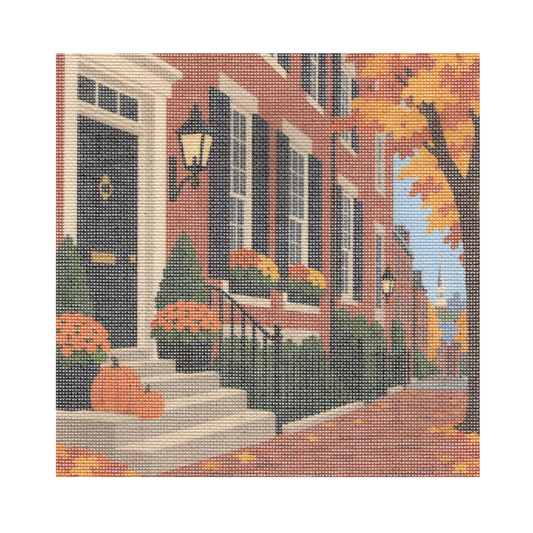Beacon Hill in Fall — 12" x 12" Canvas