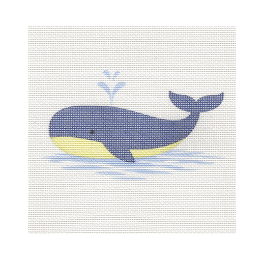 Whale — 8" x 8" Canvas