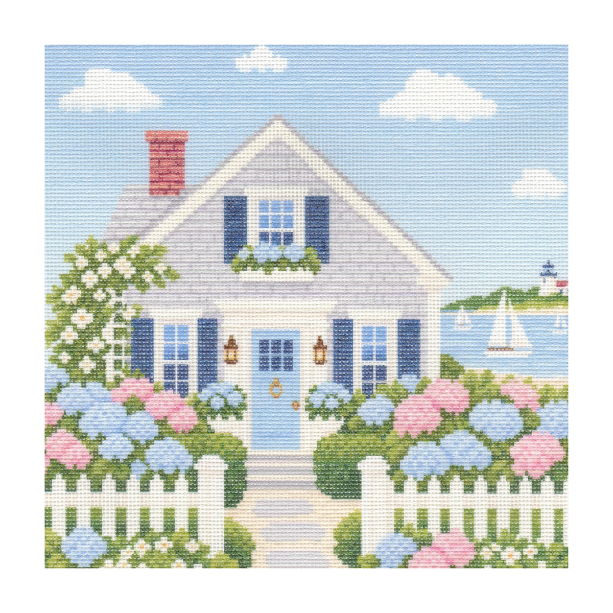 Quaint Summer Cottage — 12" x 12"