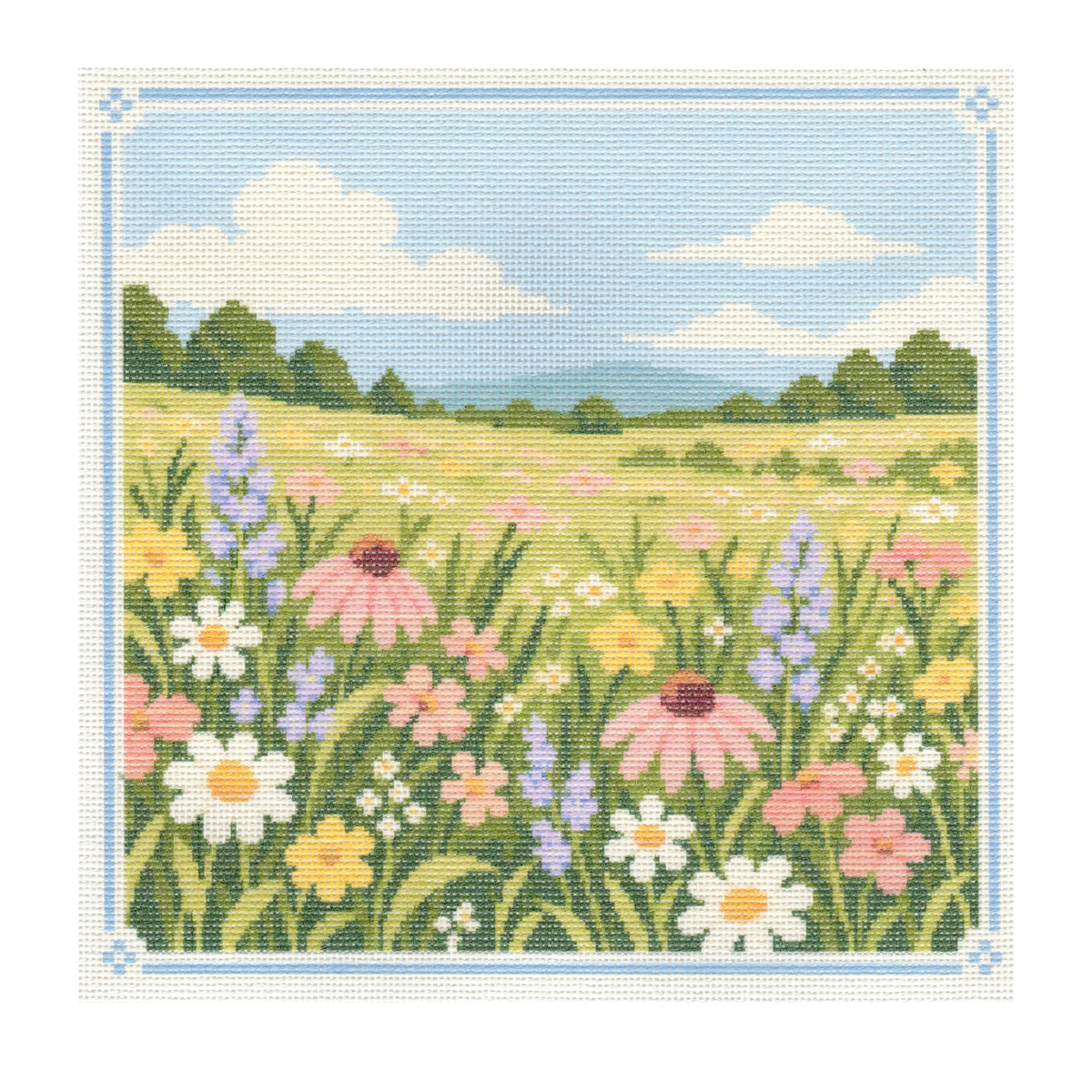 Flowering Meadow — 12" x 12"