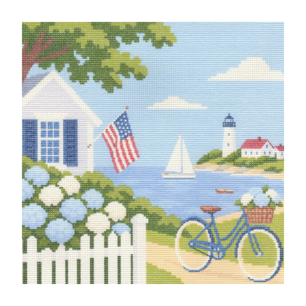 Nantucket Summer — 12" x 12"