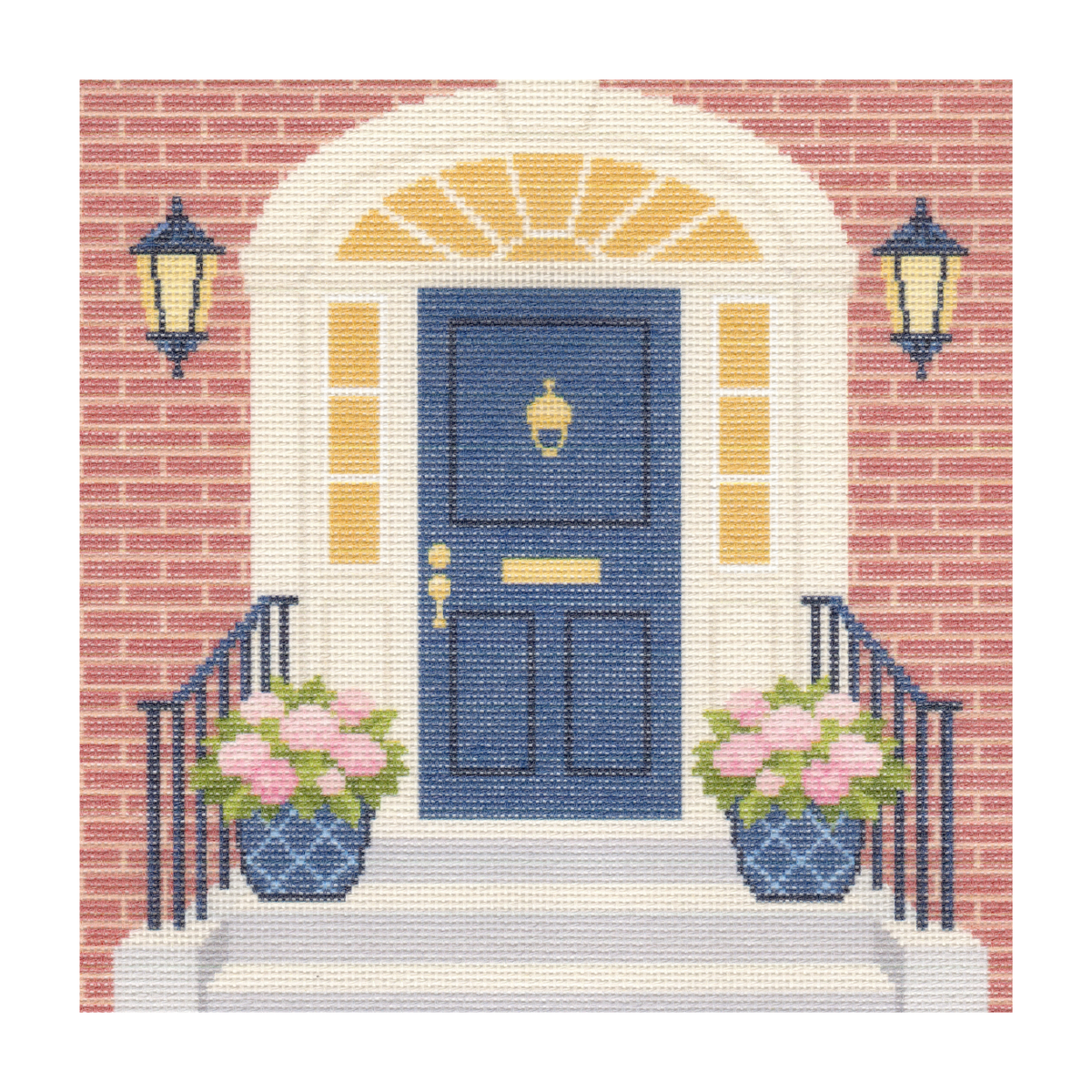 Beacon Hill Front Door — 12" x 12"