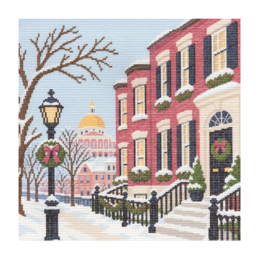 Back Bay in Winter — 12" x 12"