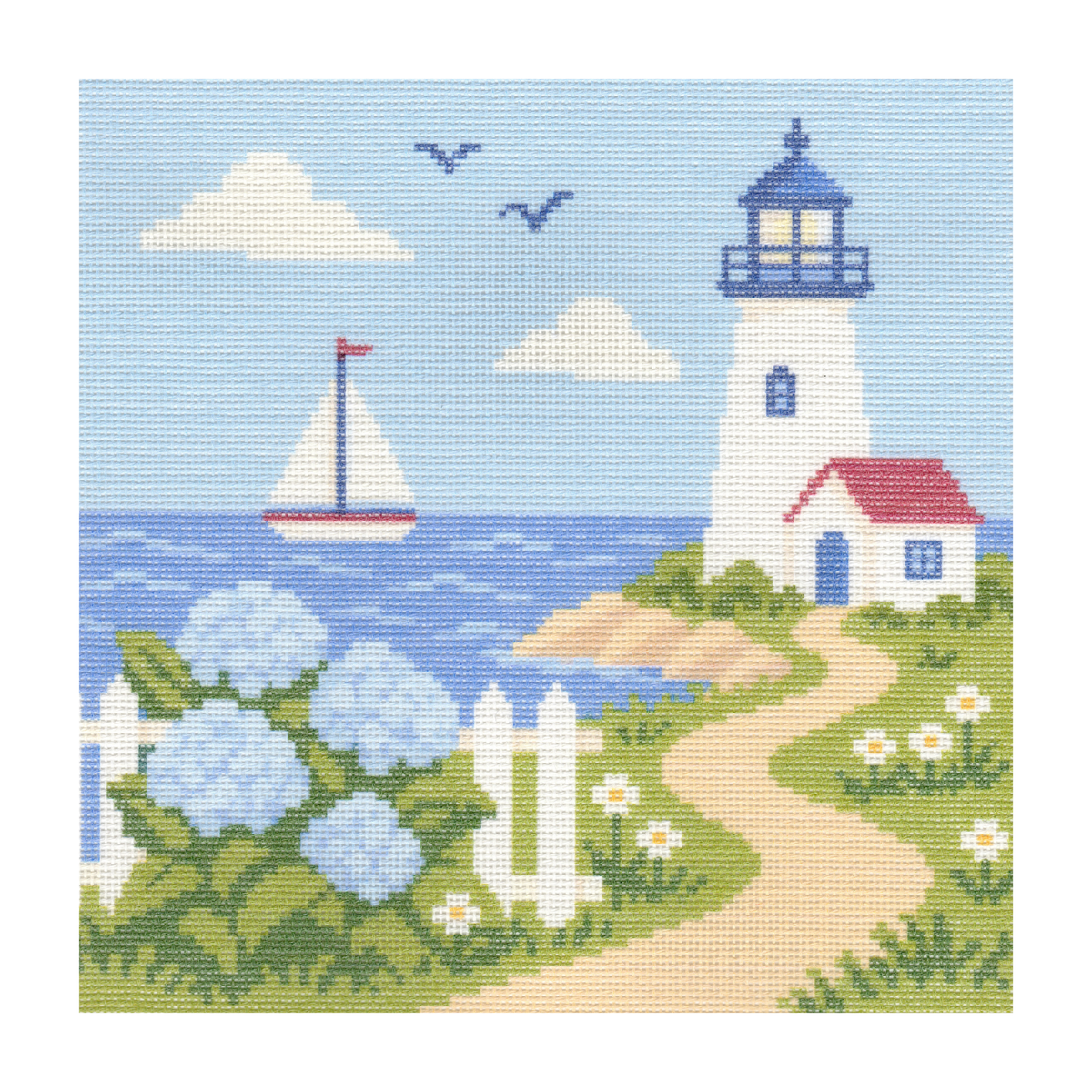 Nantucket Lighthouse — 12" x 12"