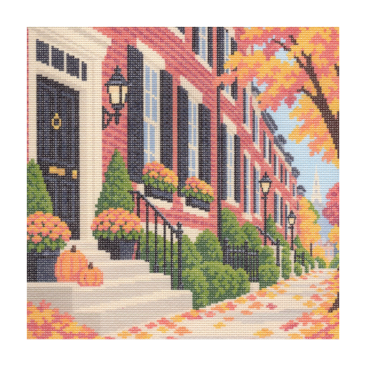 Beacon Hill in Autumn — 12" x 12"