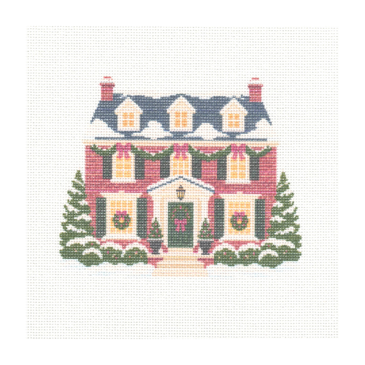 Holiday House — 8" x 8"
